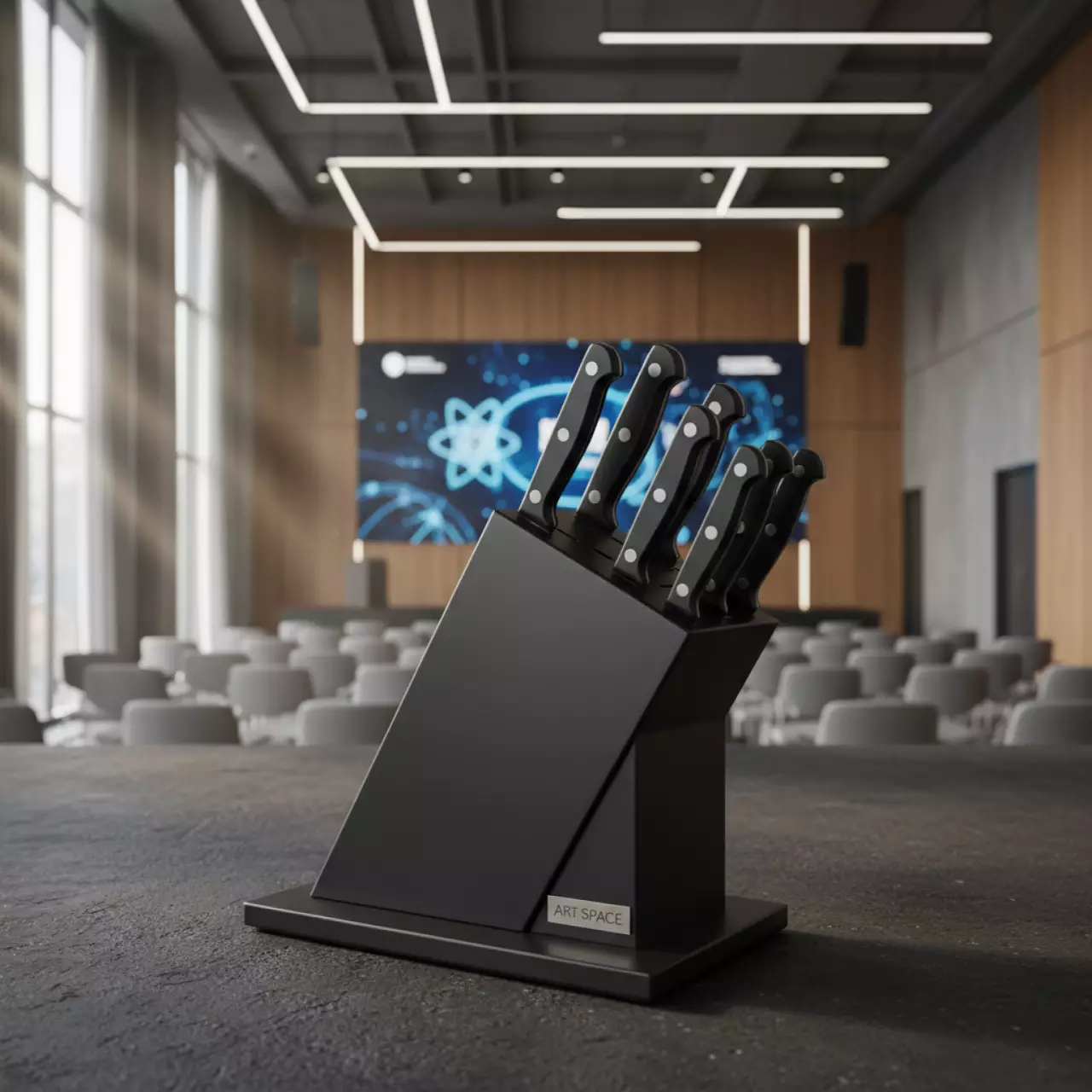 Аренда Держатель ножа черный Roland XD CH4 BL в Cosmos Sochi Hotel — ART SPACE