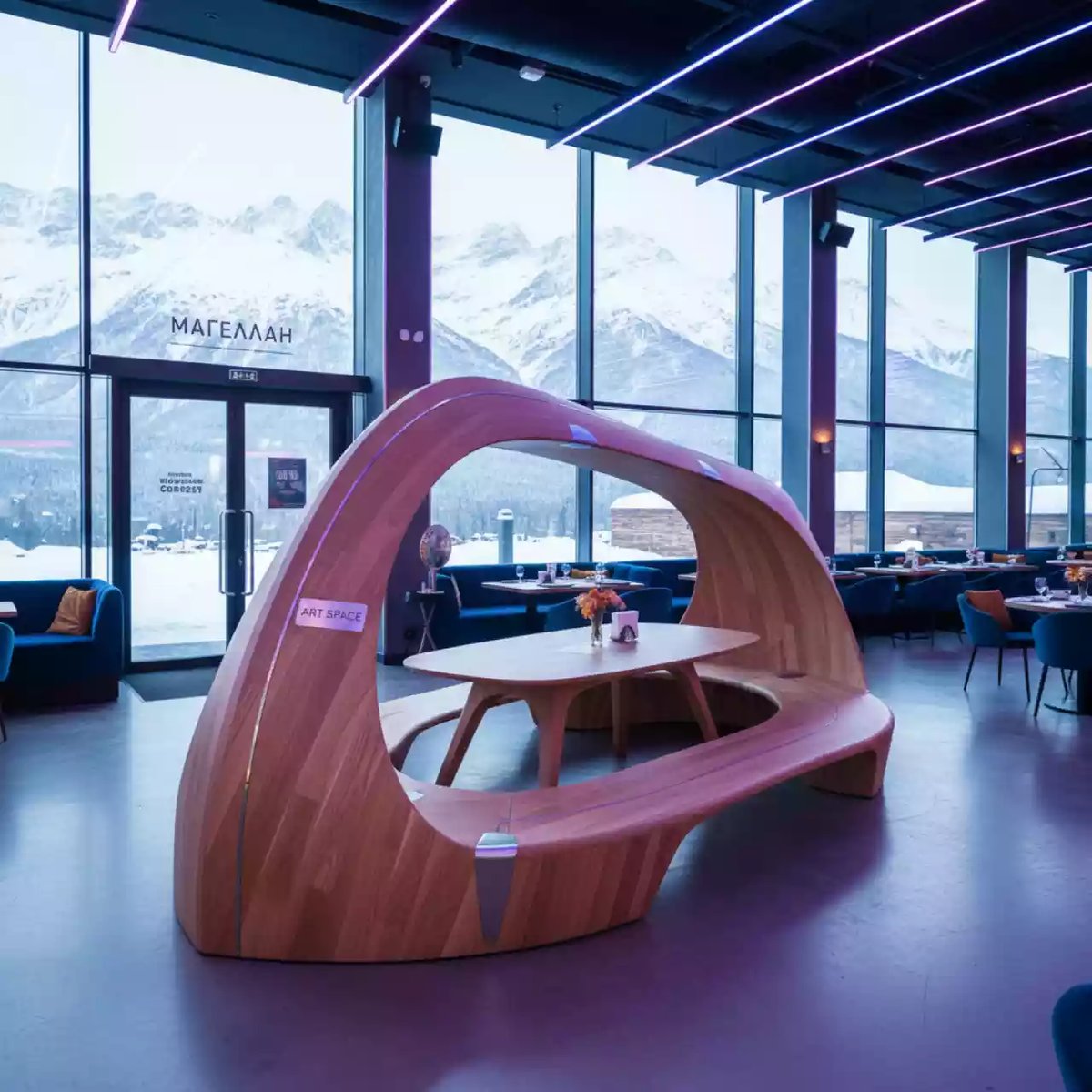 Аренда Детская площадка Крафтик со столиком в ресторане «Магеллан» — ART SPACE