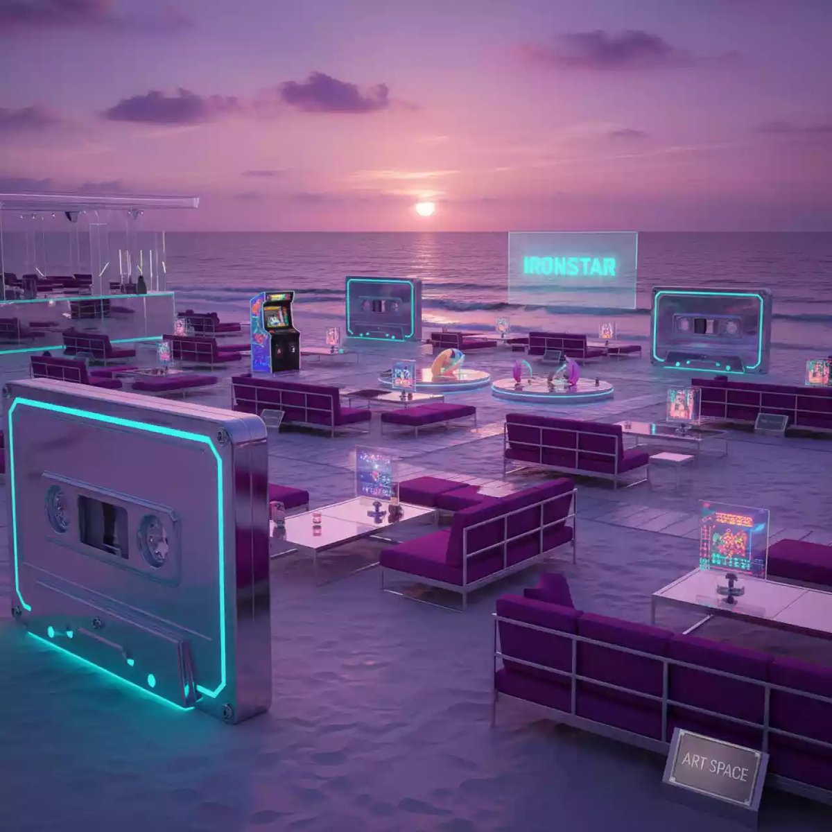 Аренда Девяностые в пляжном клубе Del Mar — ART SPACE