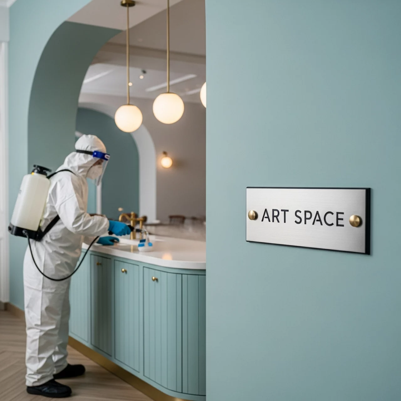 Аренда Дезинфекция территории в ресторане «Brunello» — ART SPACE