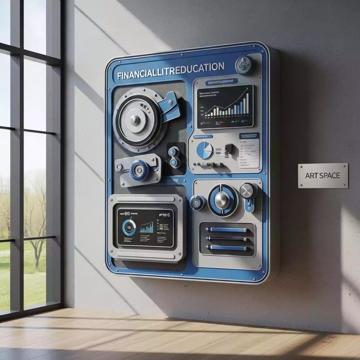 Аренда Дидактическая настенная панель Алма Финансовая грамотность в Radisson Collection Paradise — ART SPACE