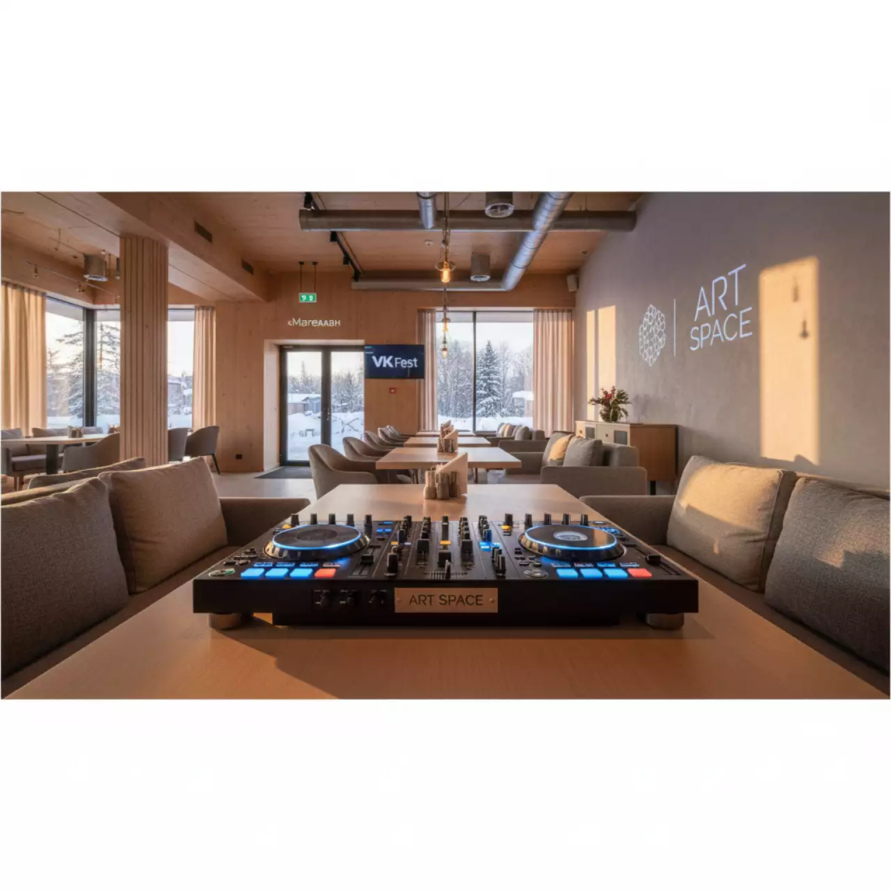 Аренда Диджейский контроллер Pioneer DDJ Wego V в ресторане «Магеллан» — ART SPACE