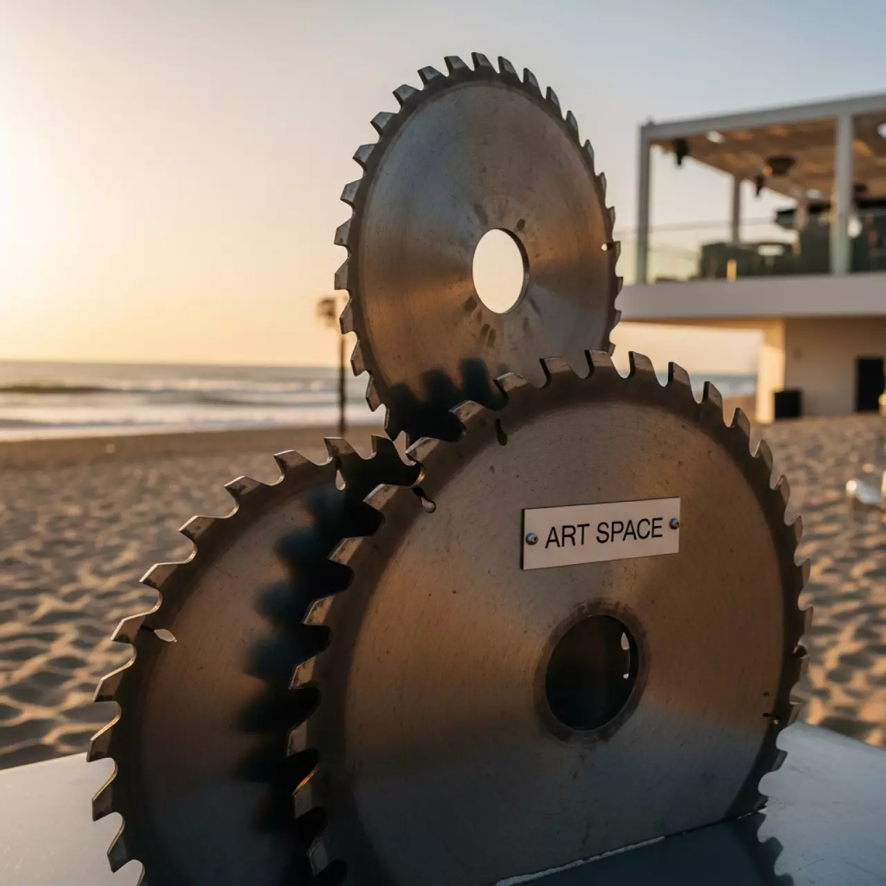 Аренда Диски пильные на пляже «Мандарин» — ART SPACE