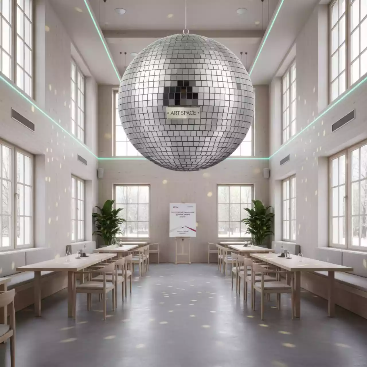 Аренда Дискобол D40 в ресторане «D.O.M» — ART SPACE