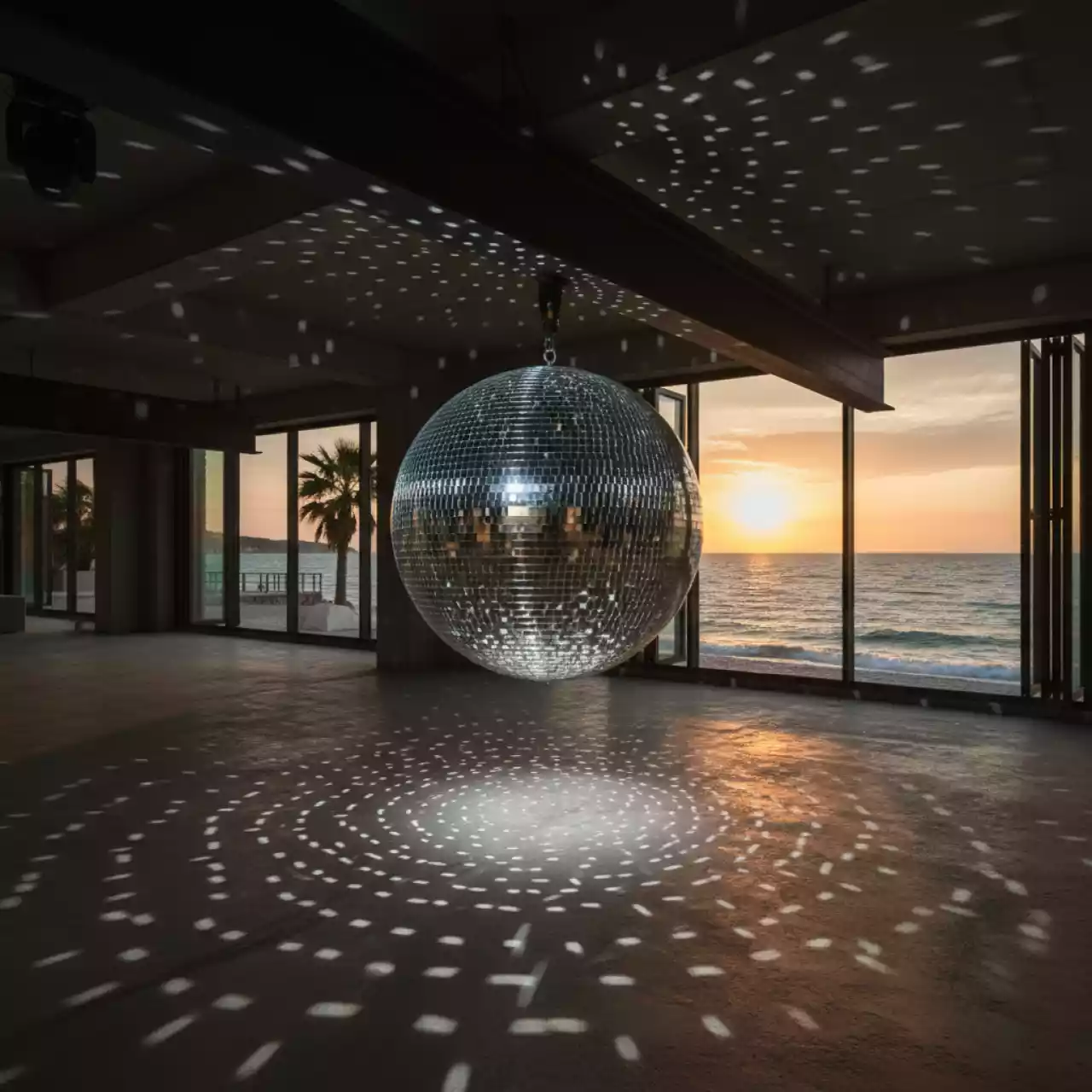 Аренда Дискобол Involight MB30 75 см на пляже «Мандарин» — ART SPACE