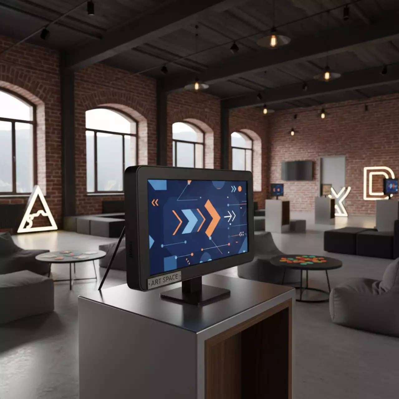 Аренда Дисплей цветной сенсорный AMOLED HDMI 5.5" 1920x1080 в Radisson Hotel Rosa Khutor — ART SPACE