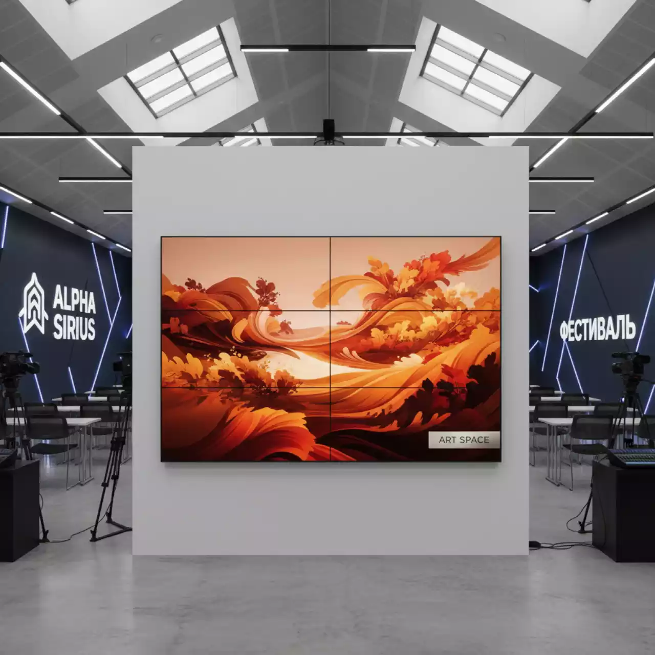 Аренда Дисплей для видеостен FLAME VW1V49B38L 49 в Alpha Sirius — ART SPACE