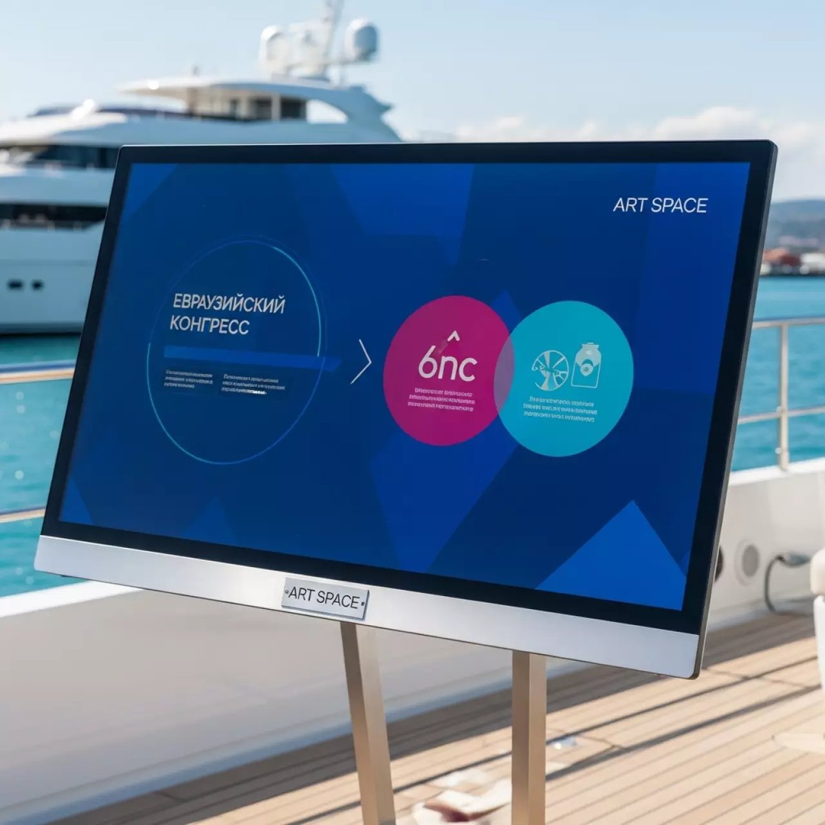 Аренда Дисплей информационный FLAME DS1V7 T400 75 на парусной регате (Сочи) — ART SPACE