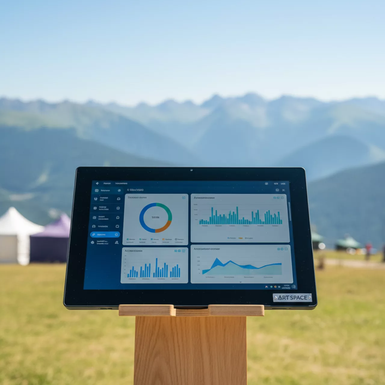 Аренда Дисплей сенсорный цветной HDMI для Raspberry Pi 11,6" 1920x1080 в корпусе на площадке Rosa Peak (2320м) — ART SPACE