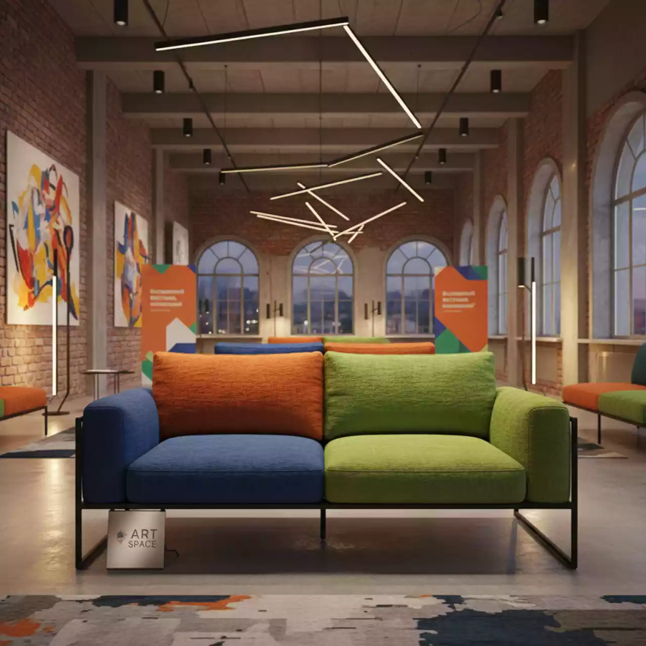 Аренда Диван 122 в отеле «Звездный» — ART SPACE