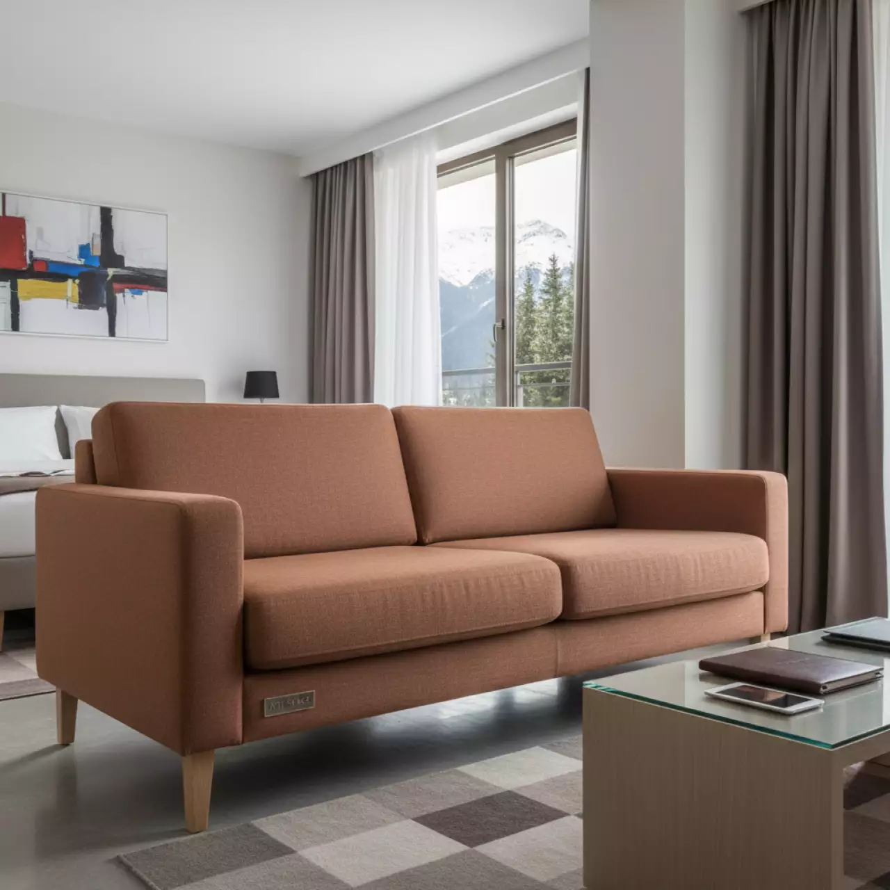 Аренда Диван 2 местный капучино DECO в Radisson Hotel Rosa Khutor — ART SPACE