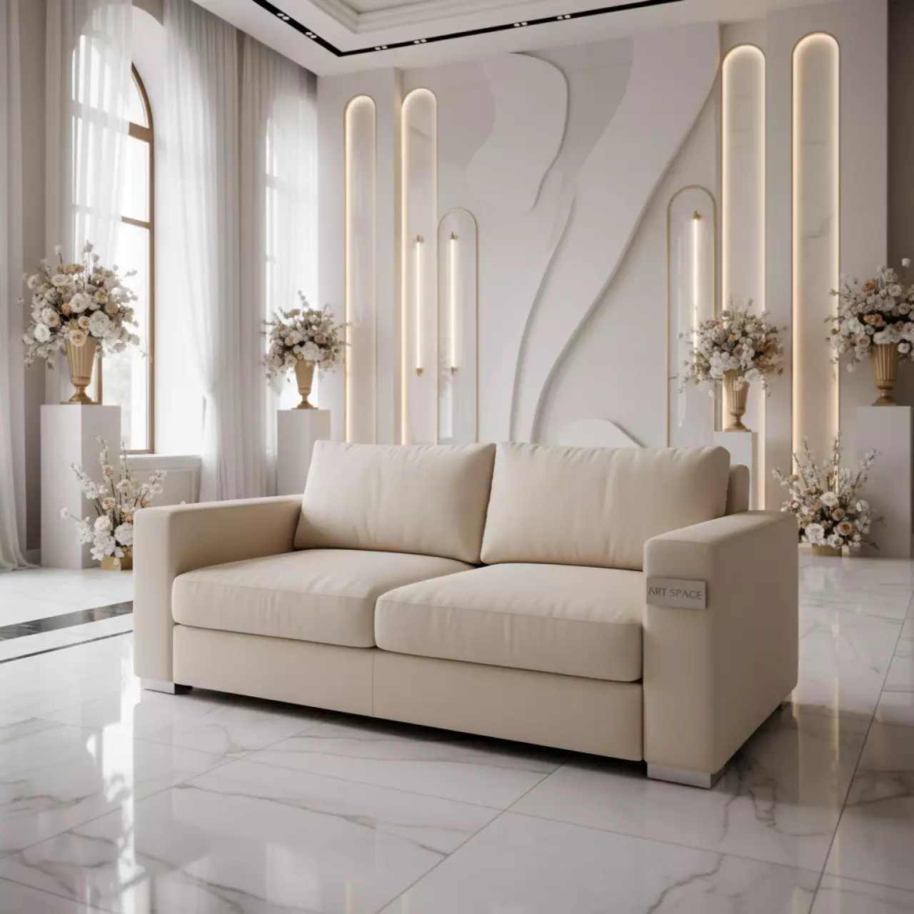 Аренда Диван 2 местный Лаунж Box в санатории «Черноморье» — ART SPACE