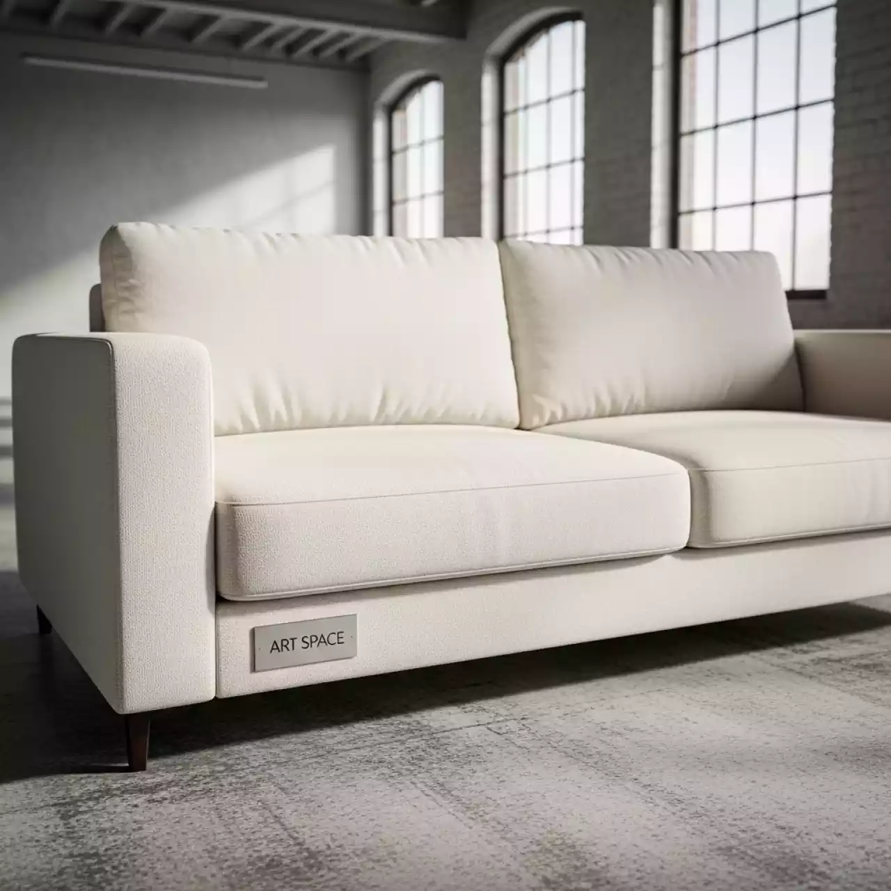 Аренда Диван 2 местный слоновая кость DECO в Omega Sirius — ART SPACE