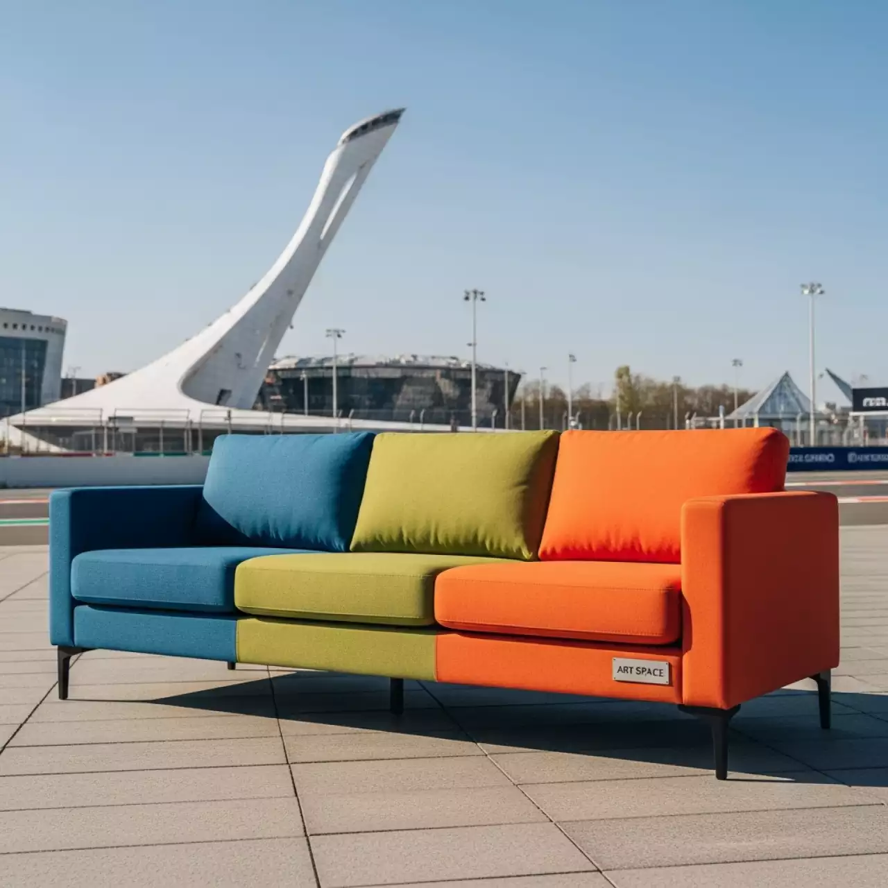 Аренда Диван 3 местный Сенатор на Медальной площади — ART SPACE