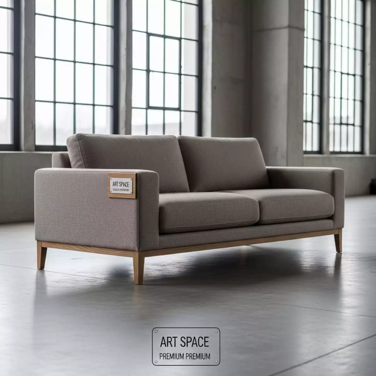 Аренда Диван бежевый коричневый Stockholm в Radisson Hotel Rosa Khutor — ART SPACE