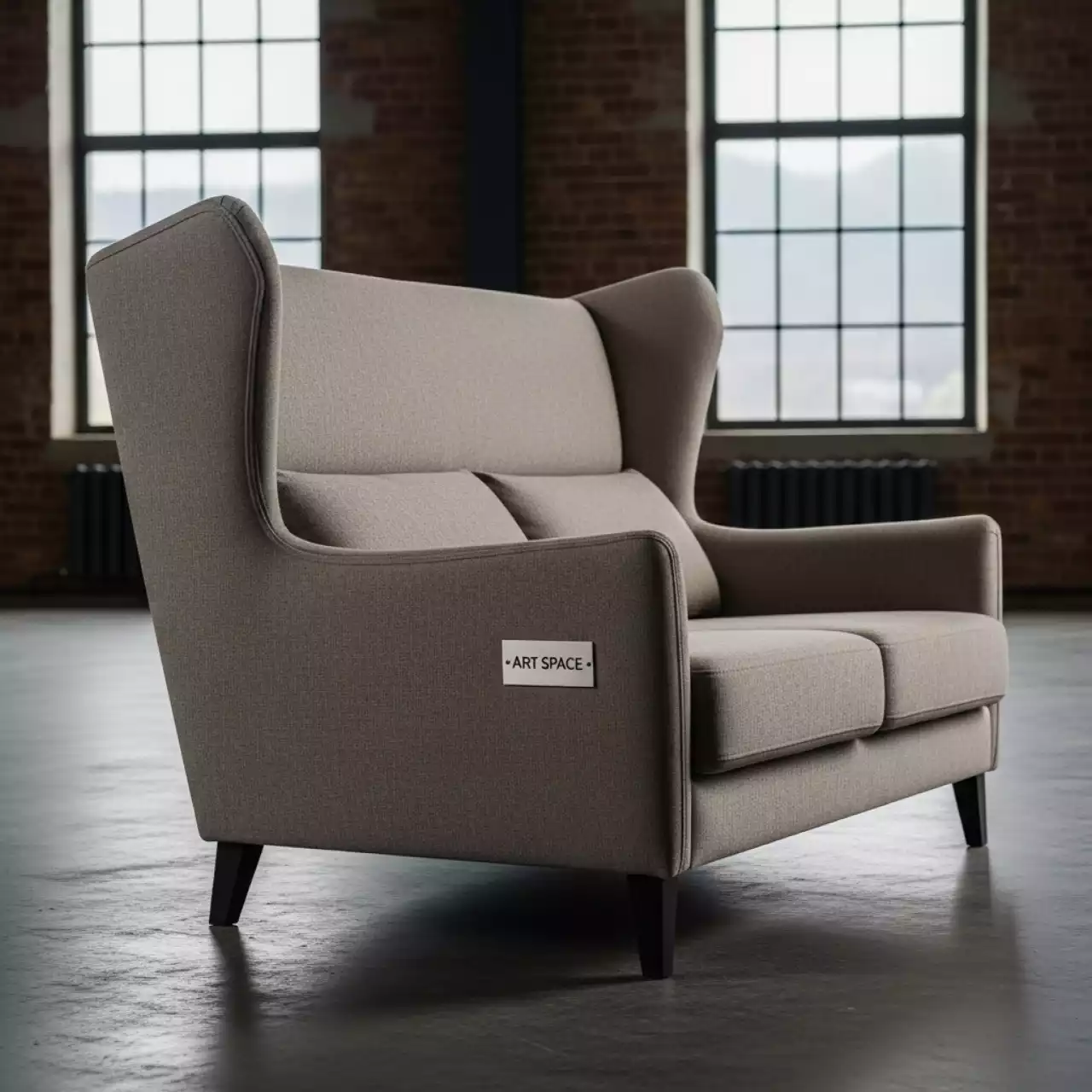 Аренда Диван Bold мягкий двухместный с высокой спинкой на курорте «Газпром» (Альпика) — ART SPACE