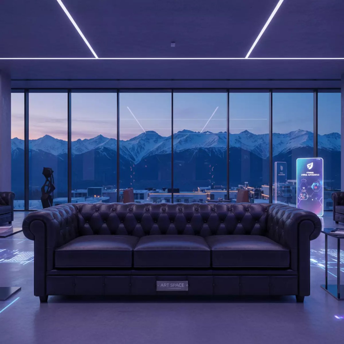 Аренда Диван Chesterfield Classic трехместный на курорте «Газпром» (Альпика) — ART SPACE