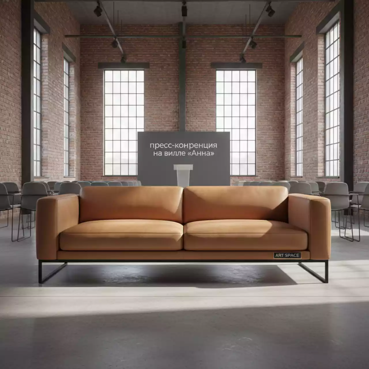 Аренда Диван Д 26 экокожа на вилле «Анна» — ART SPACE