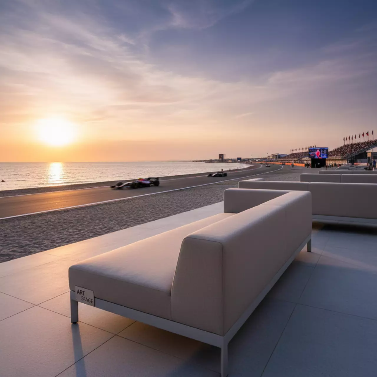 Аренда Диван DIAMANT A на пляже «Маяк» — ART SPACE