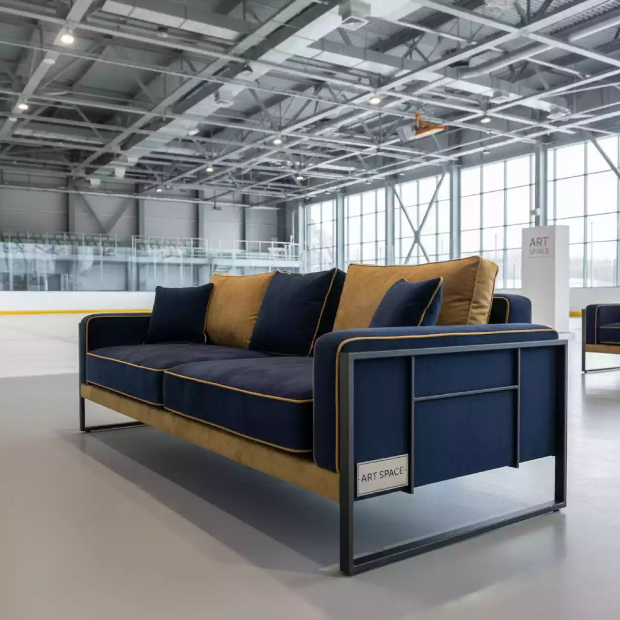 Аренда Диван для отдыха Лорд в ледовой арене «Шайба» — ART SPACE