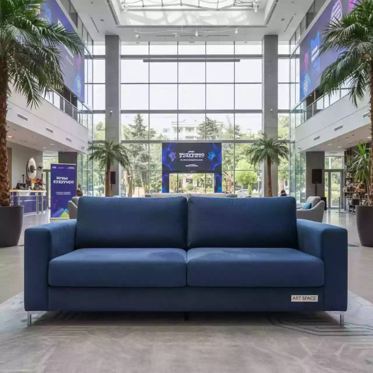 Аренда Диван Дуплет 1800х780 велюр в City Park Hotel Sochi — ART SPACE