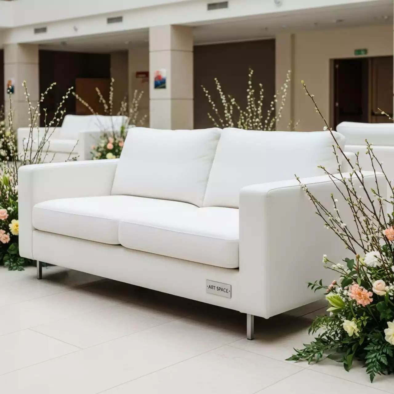 Аренда Диван двухместный белый Apollo в Swissôtel Resort Sochi Kamelia — ART SPACE