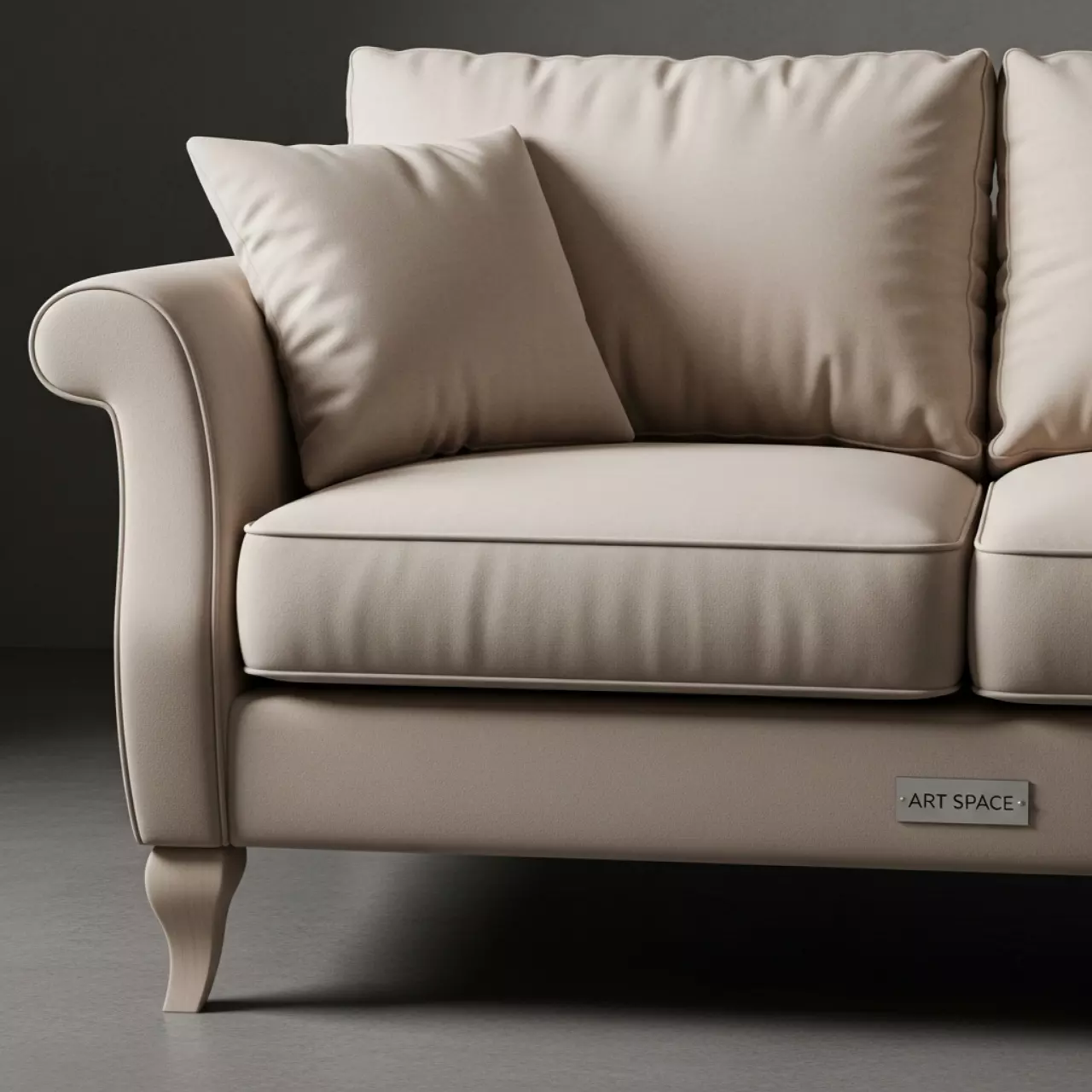 Аренда Диван двухместный C’est La Vie с подушками в ресторане «Sanremo» — ART SPACE