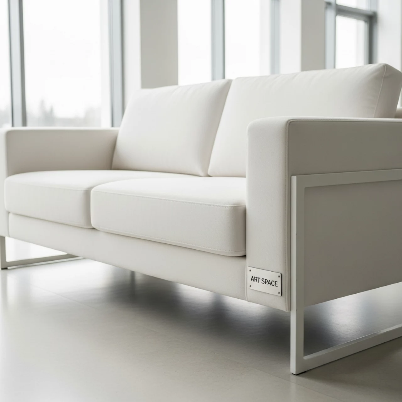 Аренда Диван двухместный Hi tech white в Rixos Krasnaya Polyana — ART SPACE