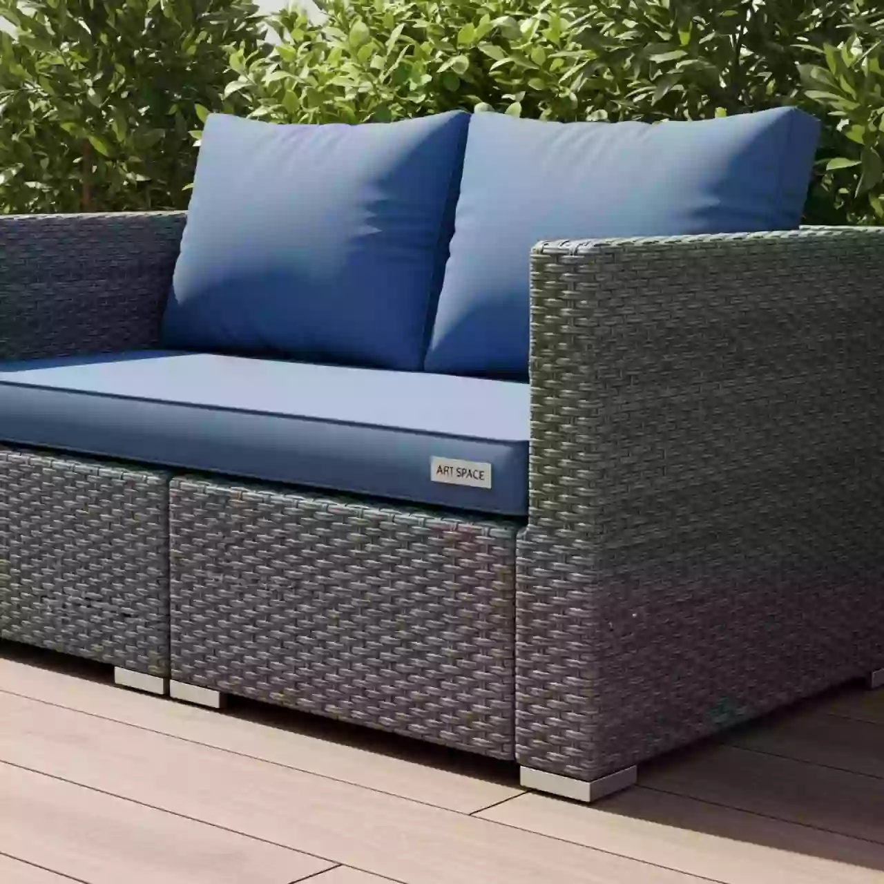 Аренда Диван двухместный плетеный с подушкой Nova в ресторане «Плакучая Ива» — ART SPACE