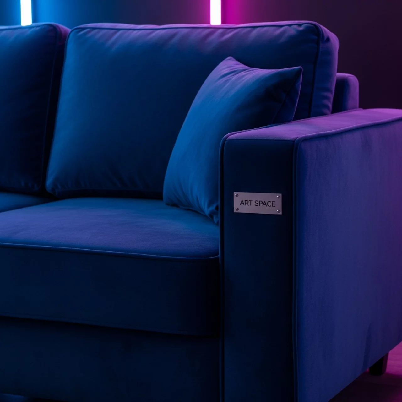 Аренда Диван двухместный Ralph Nightfall с подушками в Сочи Парк Отеле — ART SPACE