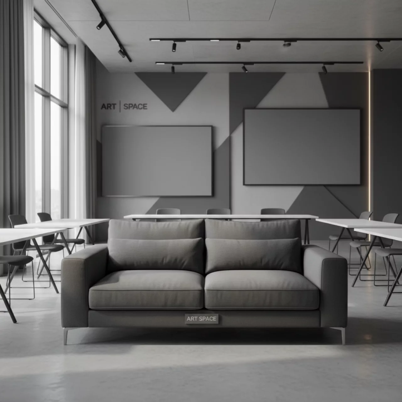 Аренда Диван двухместный Сити в Маринс Парк Отеле — ART SPACE