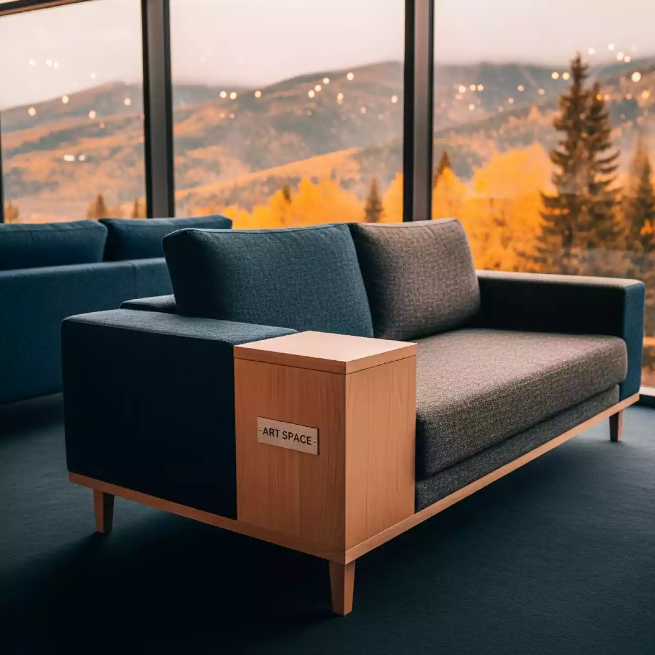 Аренда Диван двухместный со столиком Kendo на курорте «Газпром» (Альпика) — ART SPACE