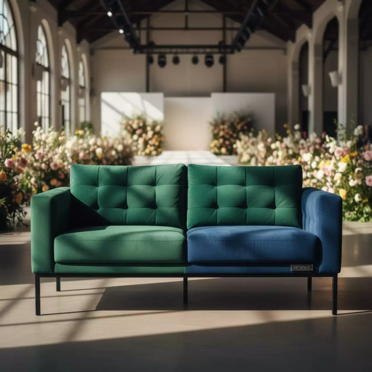 Аренда Диван двухместный Social в Green Flow Hotel — ART SPACE