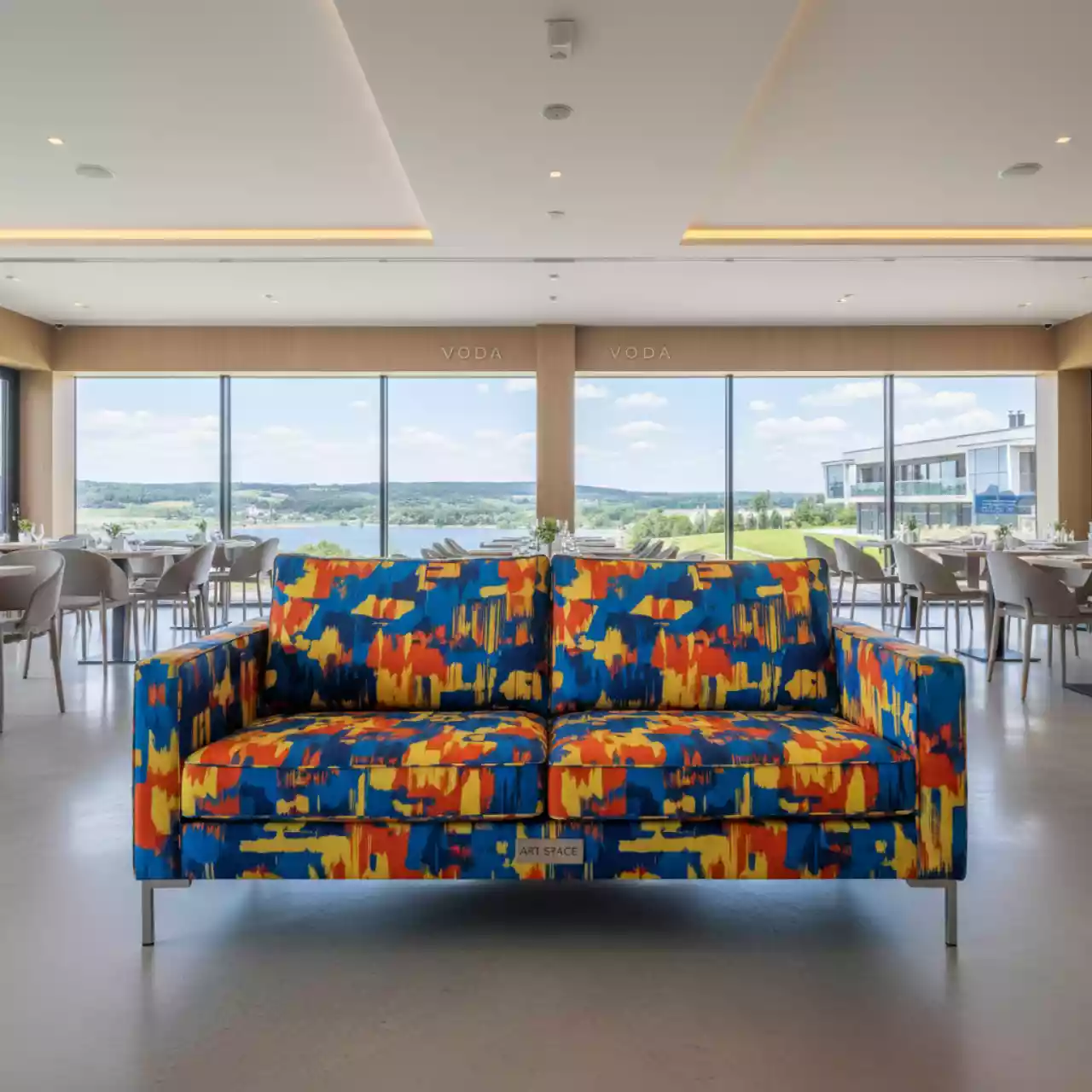 Аренда Диван двухместный Сократ в ресторане «Voda» — ART SPACE