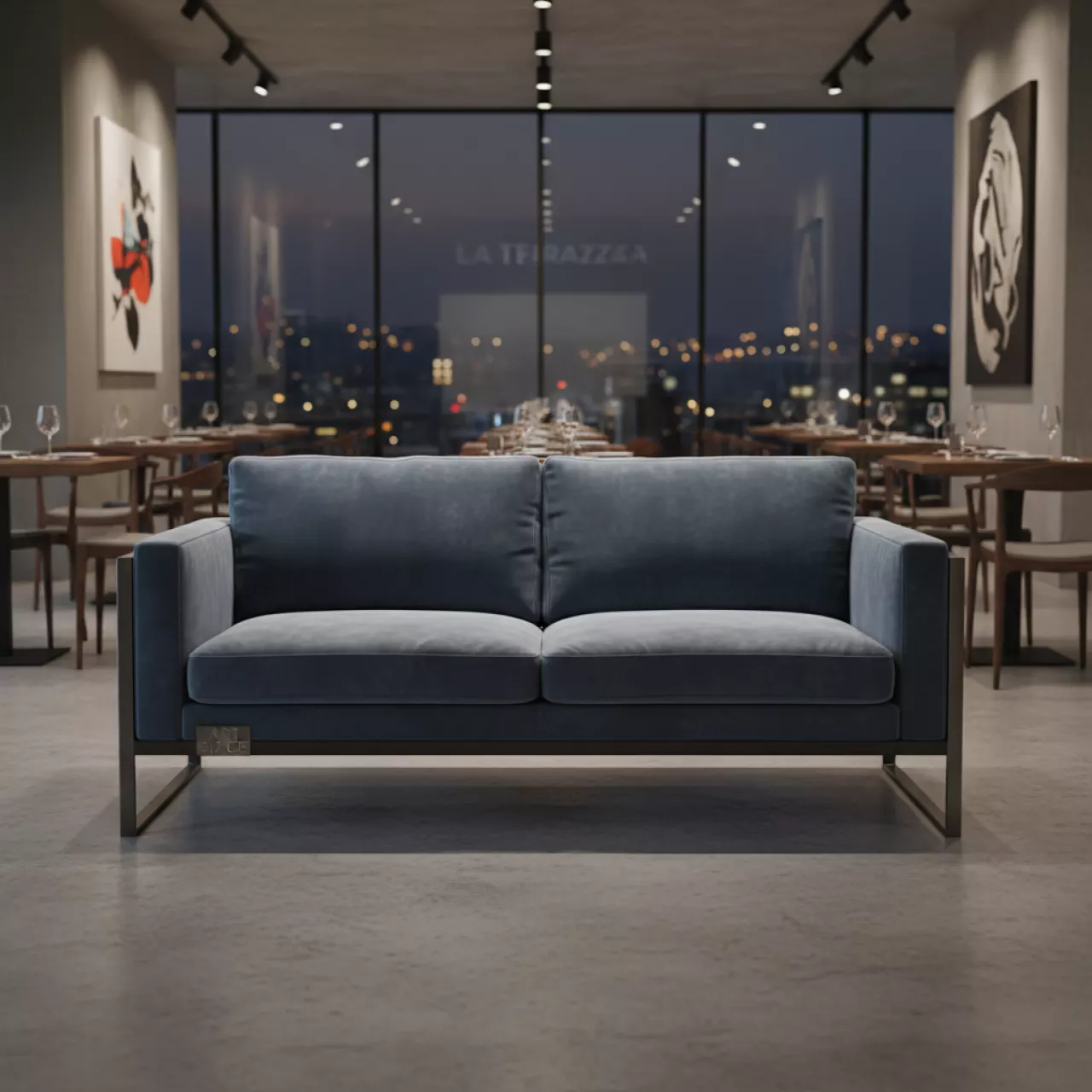 Аренда Диван двухместный Темплтон в ресторане «La Terrazza» — ART SPACE