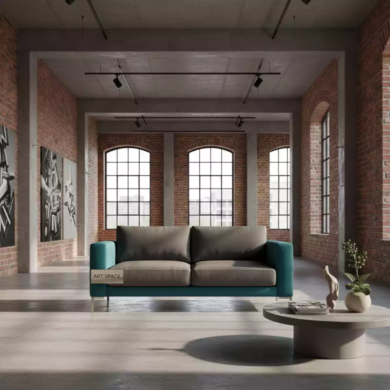 Аренда Диван двухместный Verona в лофте «Студия 21» — ART SPACE