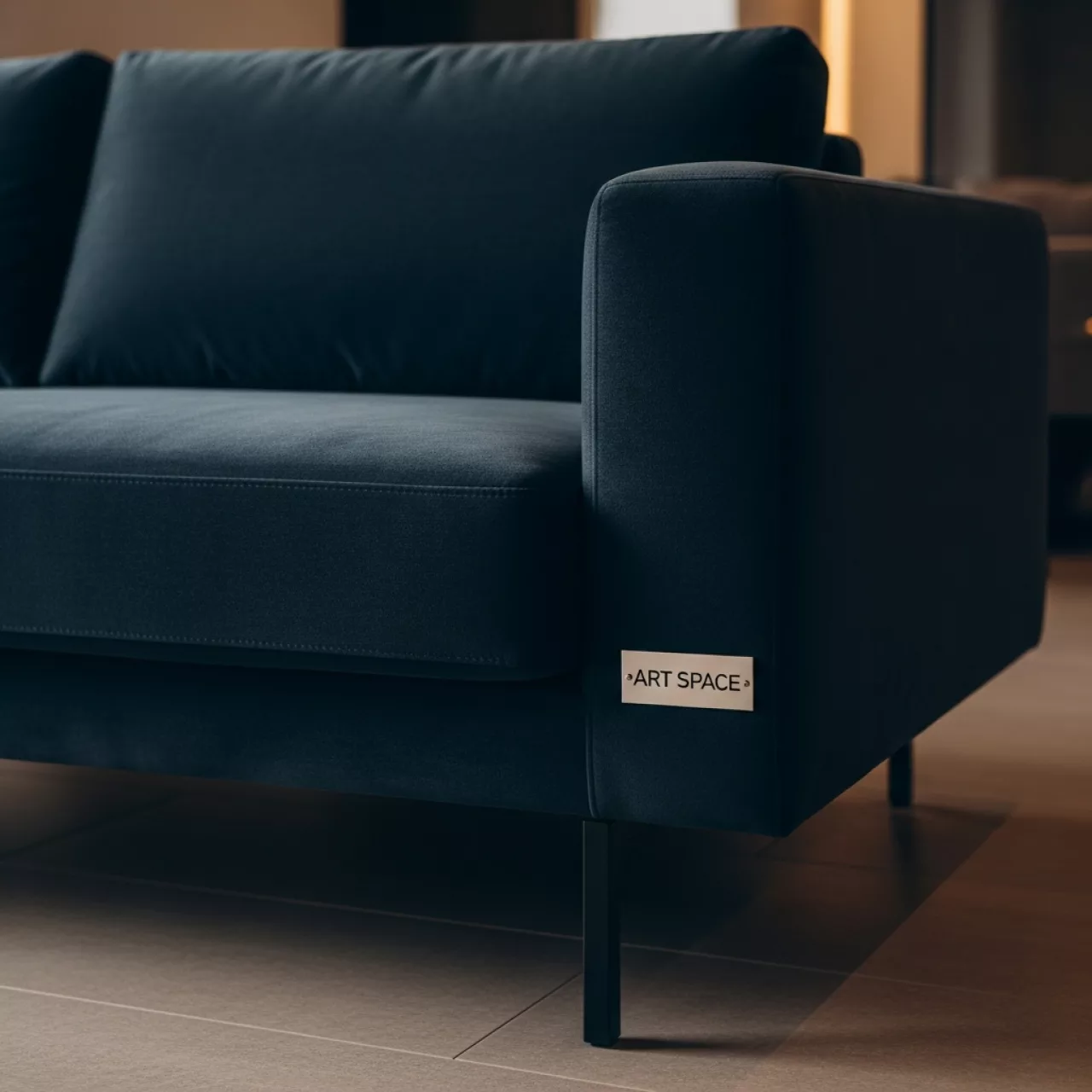 Аренда Диван Garda велюр Velutto 47 черные металлические ножки в Swissôtel Resort Sochi Kamelia — ART SPACE