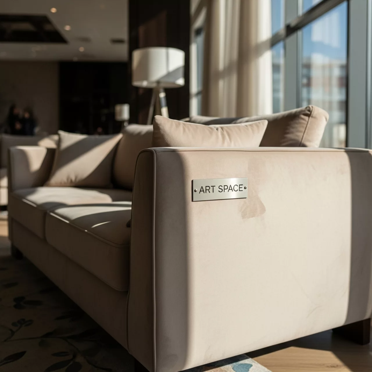 Аренда Диван Hares velvet beige в Courtyard by Marriott Sochi — ART SPACE