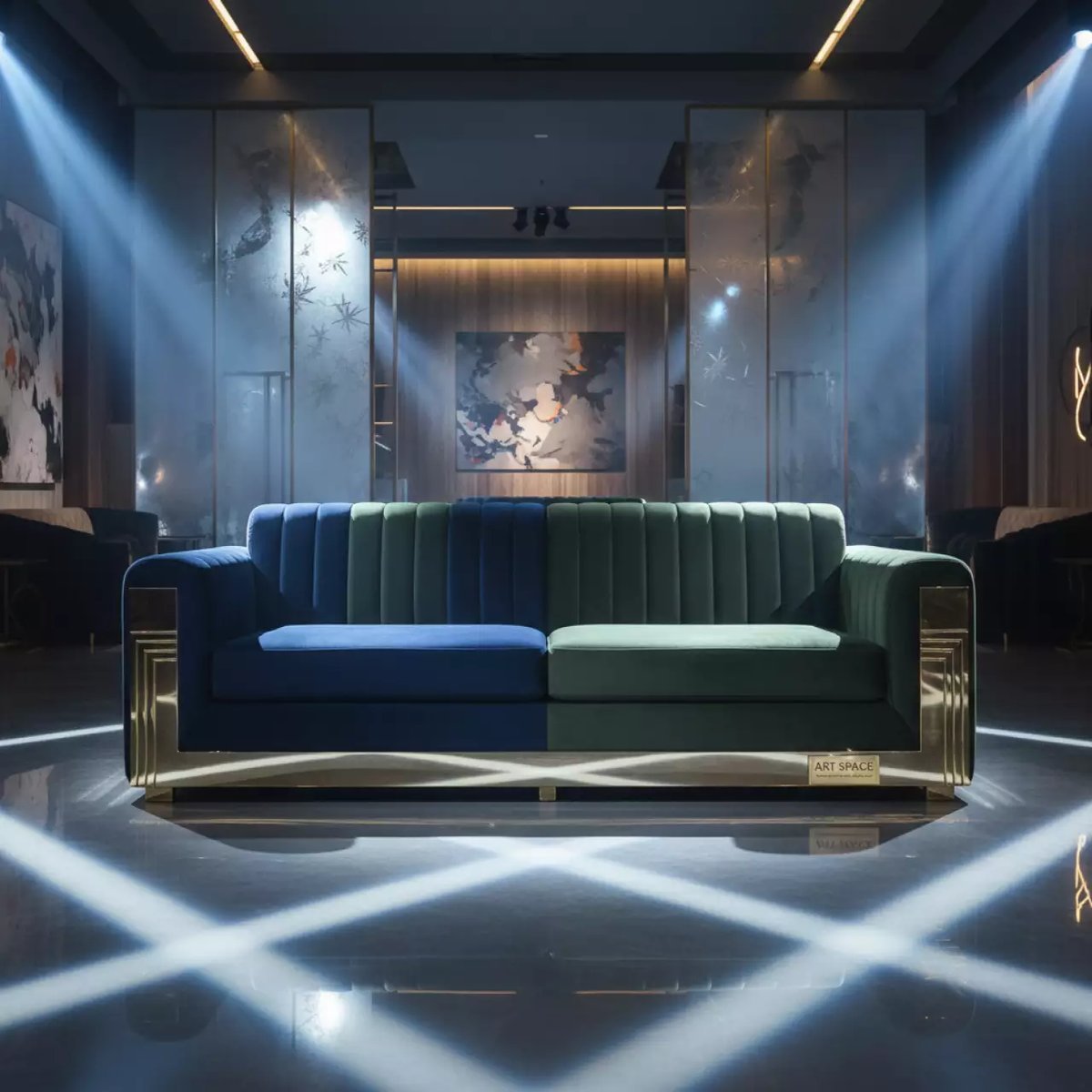 Аренда Диван HUSTON в ледовом дворце «Роза Хутор» — ART SPACE