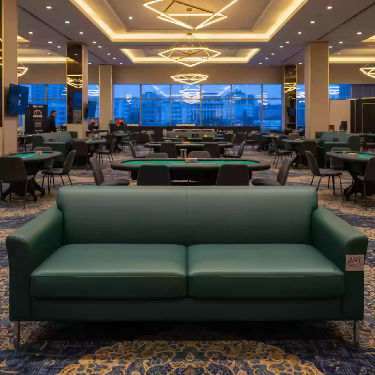 Аренда Диван из экокожи Д26 в Сочи Парк Отеле — ART SPACE