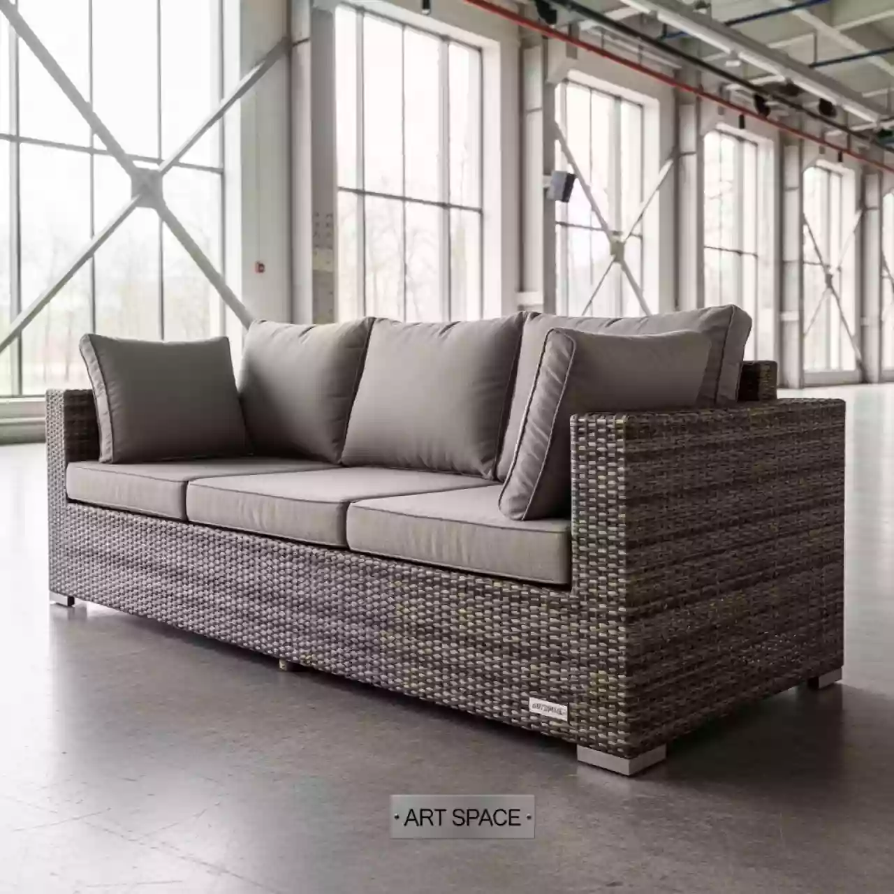 Аренда Диван из искусственного ротанга YH C2130W 3 TW brown в гранд-отеле «Жемчужина» — ART SPACE