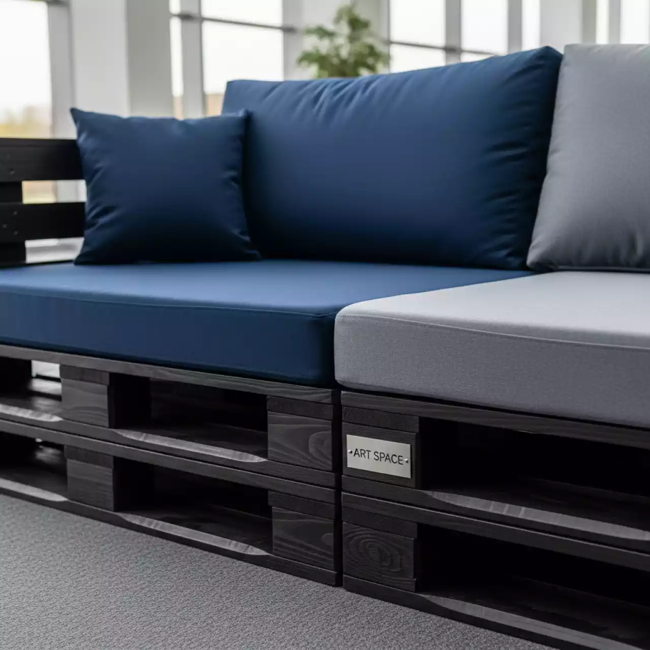 Аренда Диван из паллет в Radisson Blu Resort & Congress Centre — ART SPACE