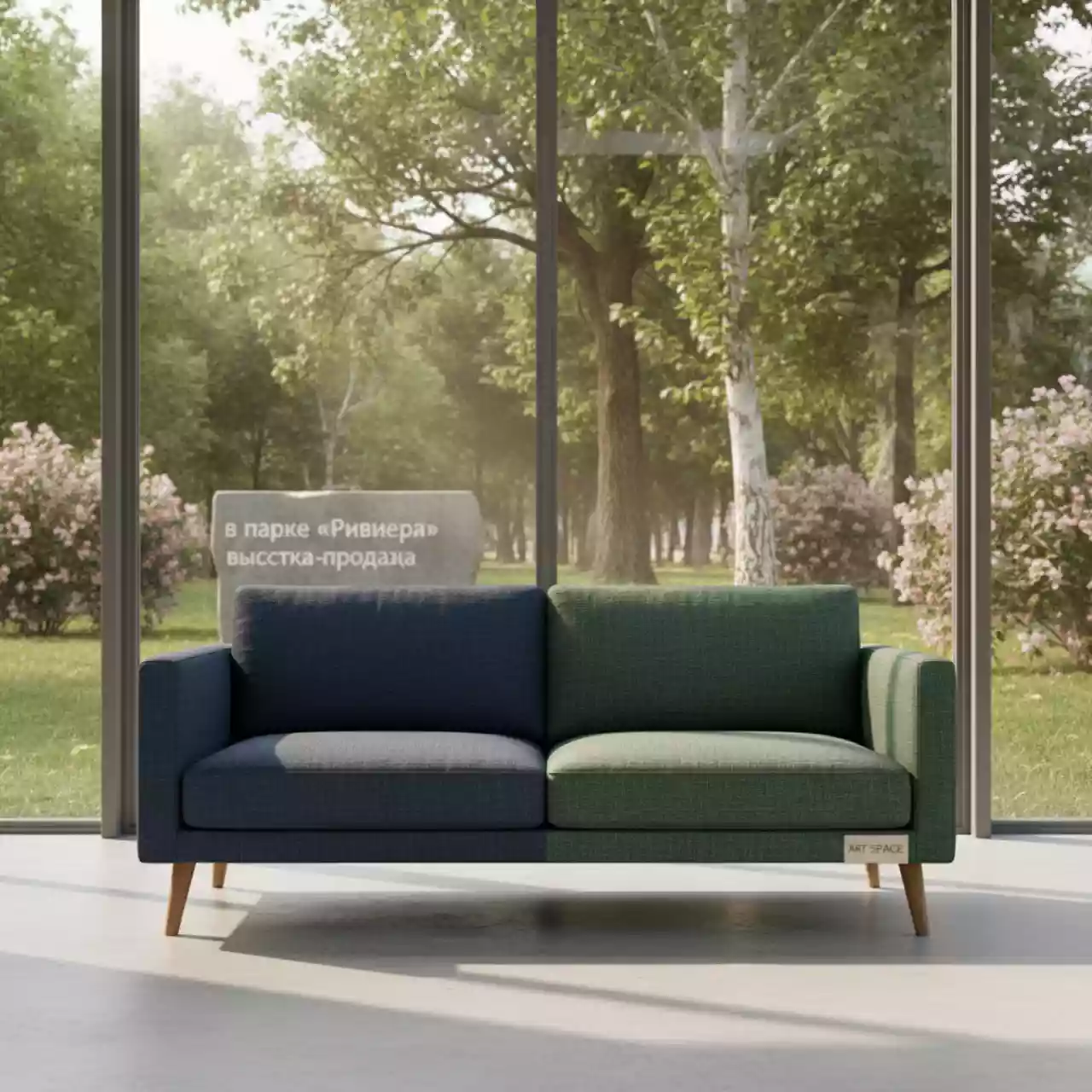 Аренда Диван Камино 2 местный в парке «Ривьера» — ART SPACE