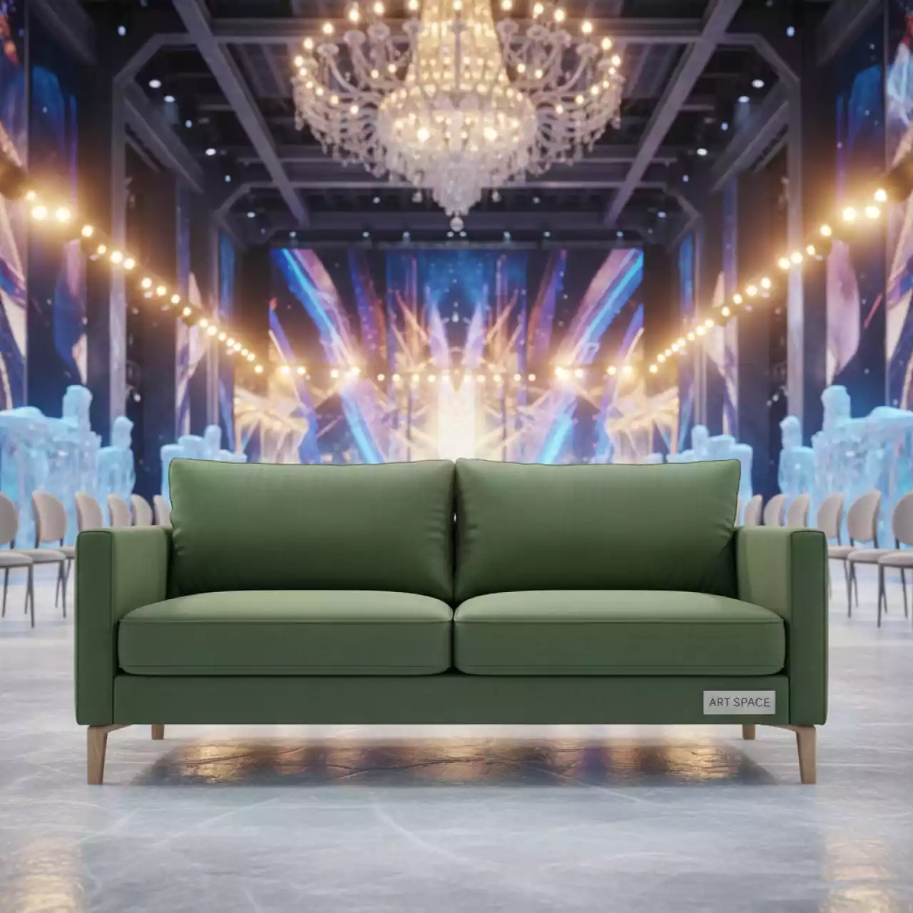 Аренда Диван Kennewick 1600х780 в ледовом дворце «Роза Хутор» — ART SPACE