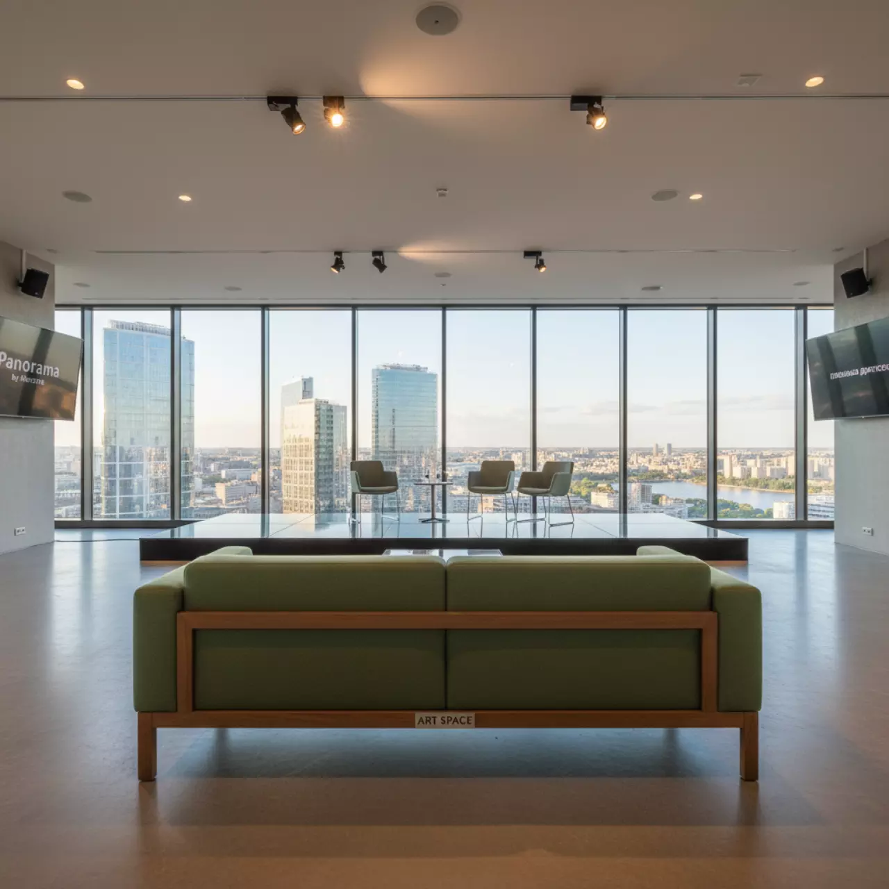 Аренда Диван Klippan тканевый зеленый в Panorama by Mercure — ART SPACE