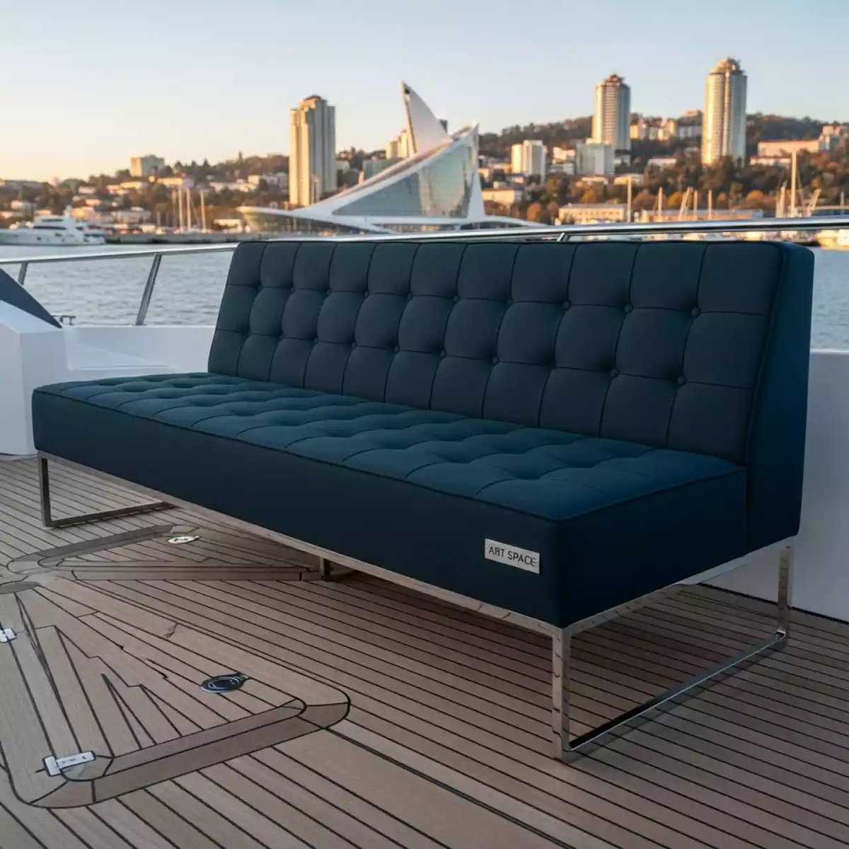 Аренда Диван knoll на VIP теплоходе (Морпорт Сочи) — ART SPACE