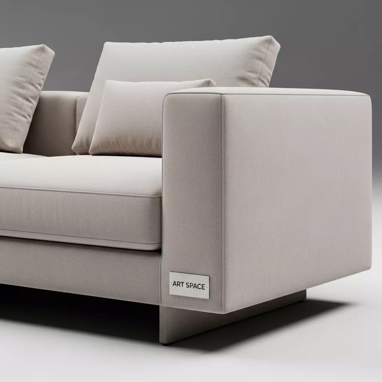 Аренда Диван Либерти бежевый на Медальной площади — ART SPACE