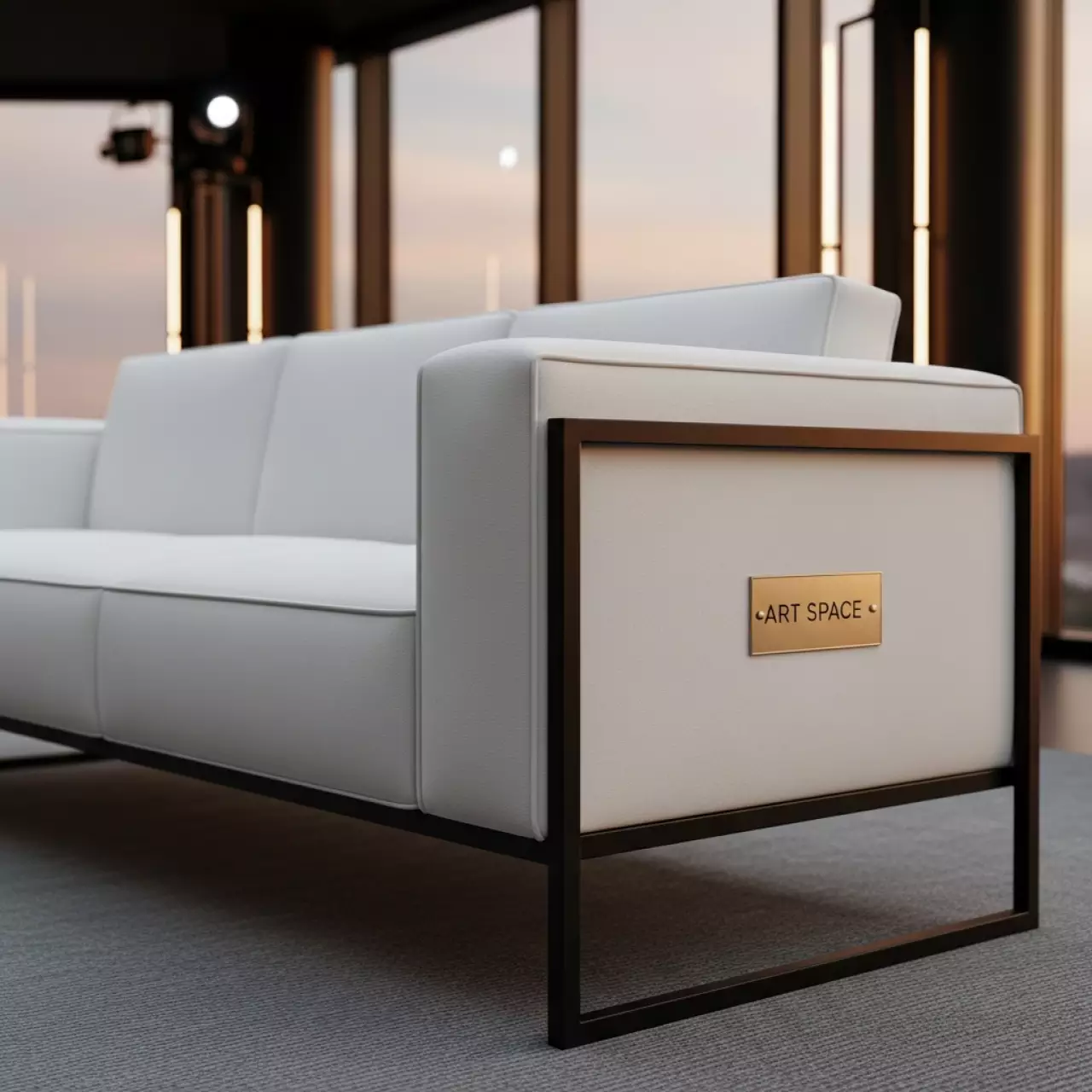 Аренда Диван LOFT белый в Karat Resort — ART SPACE