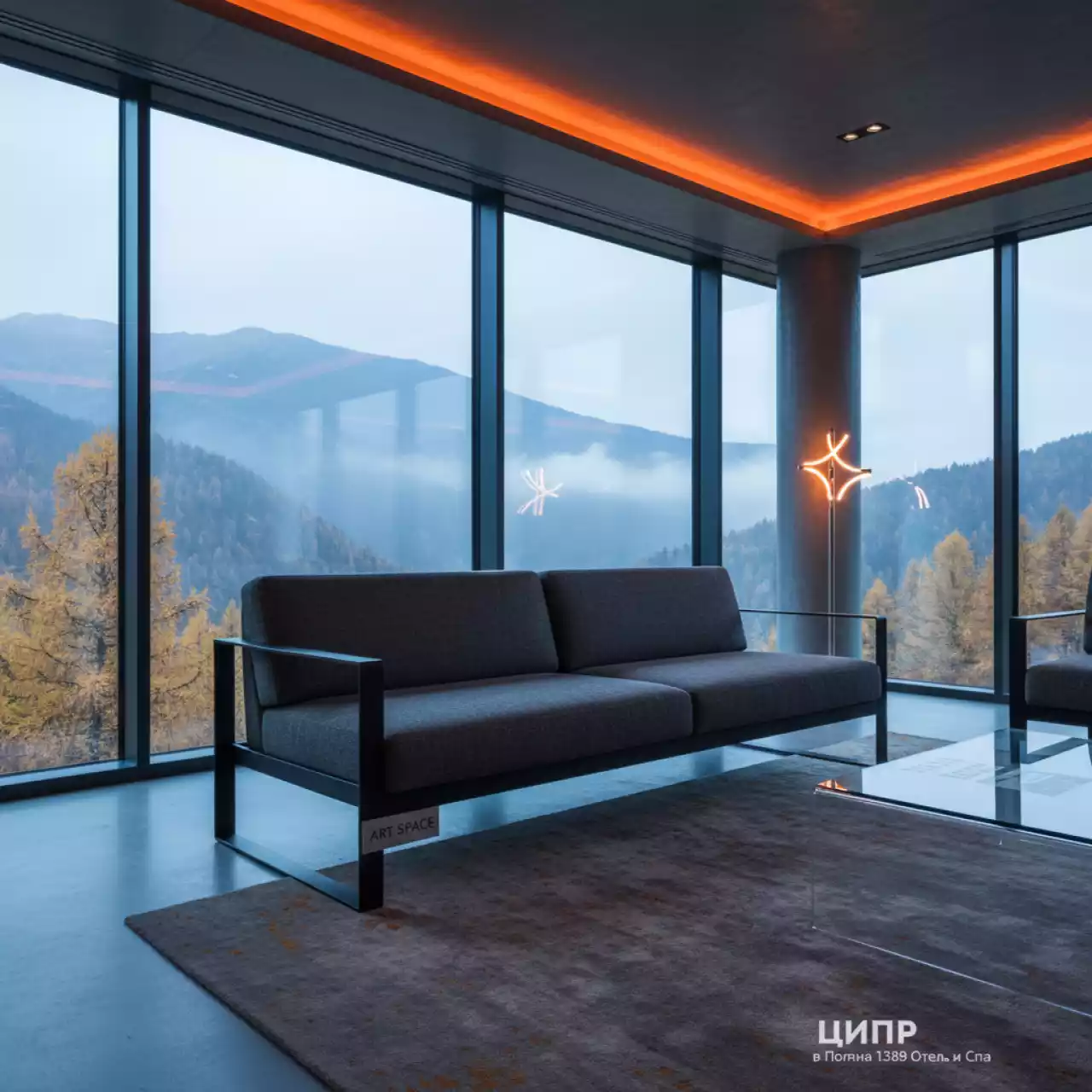 Аренда Диван лофт Д30 в Поляна 1389 Отель и Спа — ART SPACE