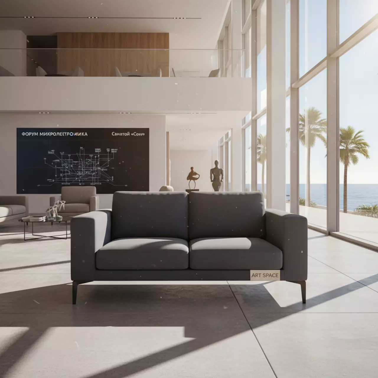 Аренда Диван Маэстро 2 местный в санатории «Сочи» — ART SPACE